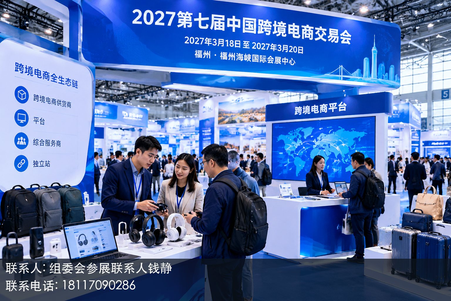 展会背景:以供应商为主体的全生态展会正文中部语义配图